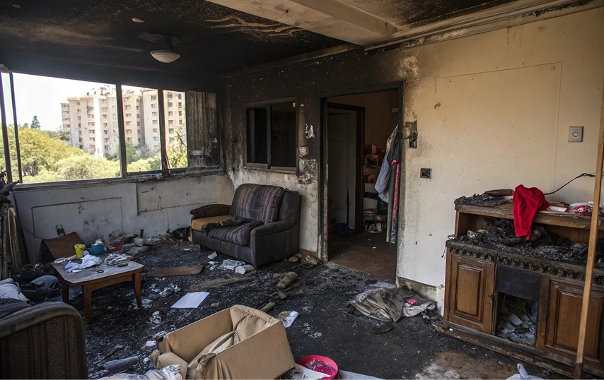Уборка квартиры после пожара