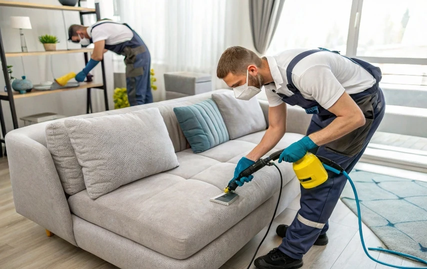 Чистка мебели паром